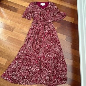 Gal Meets Glam paisley print dress